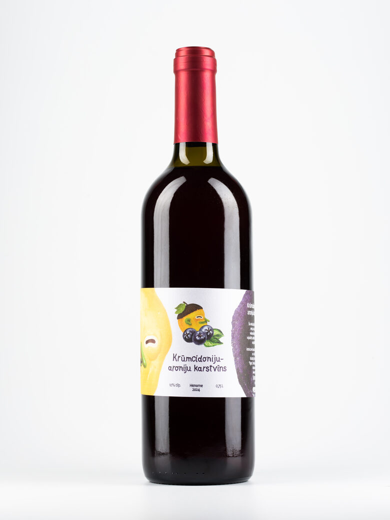 Krūmcidoniju - aroniju karstvīns, 10% 0,75L