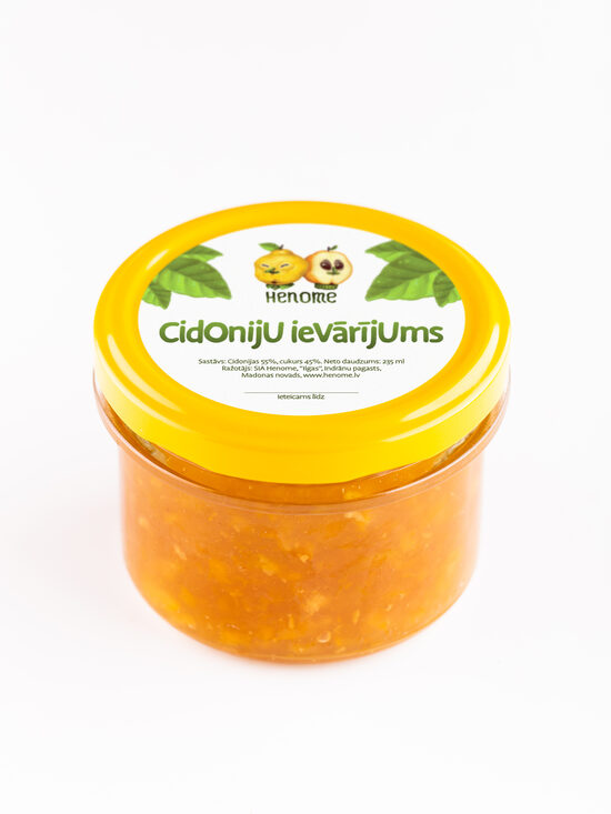 Cidoniju ievārījums, 235ml