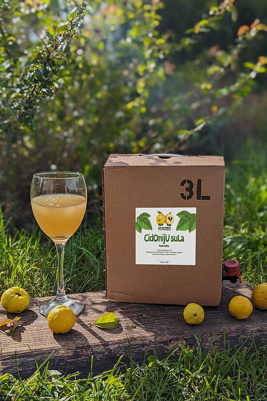 Cidoniju sula pasterizēta, 3L